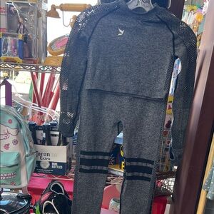 Gray Track Pants & Joggers Set